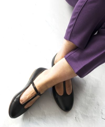 ODETTE - Noir slipper from Bohemian Shoes