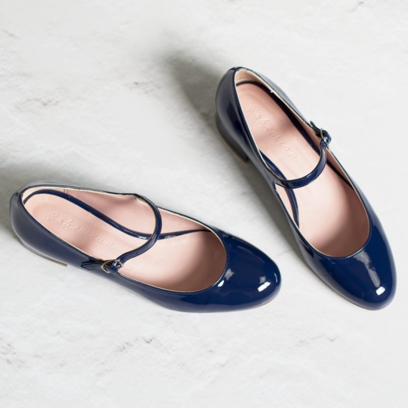 Chaussures pour femmes CHLOÉ - Night blue par Bohemian Shoes