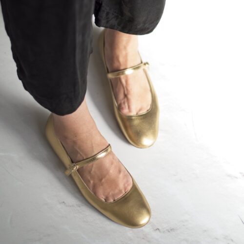 Merceditas BABETTE - Oro de Bohemian Shoes