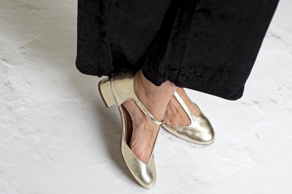 Merceditas Arianne oro de Bohemian Shoes