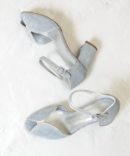 Sandalias de tacón CLAIRE - Azul empolvado
