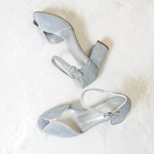 CLAIRE Heeled Sandals - Powder Blue