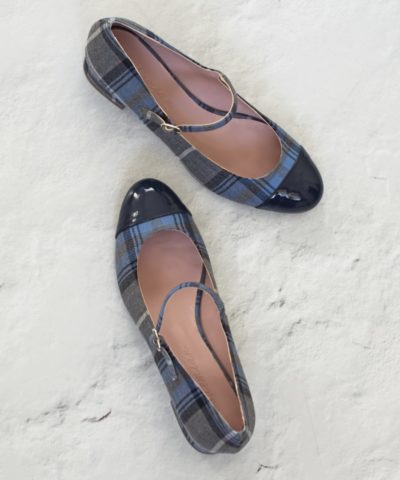 Mary Janes en tartan CHLOÉ - Evanton by Bohemian Shoes