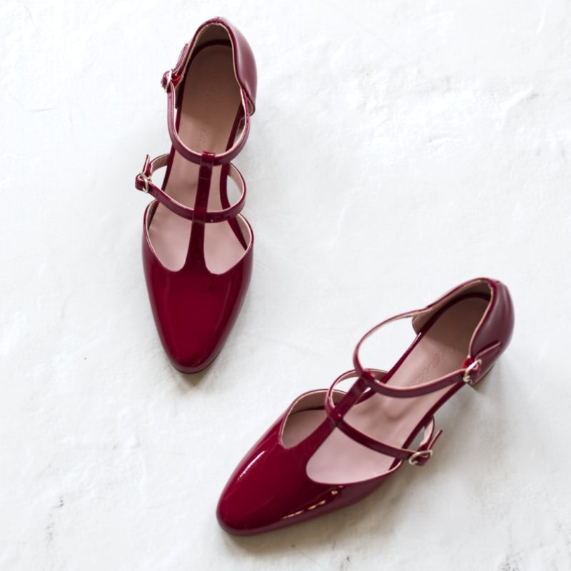 Zapatos de mujer MICAELA - Charol rojo Bohemian