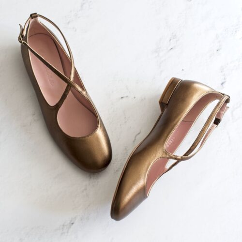 Bailarinas MARGAUX - Bronce de Bohemian Shoes