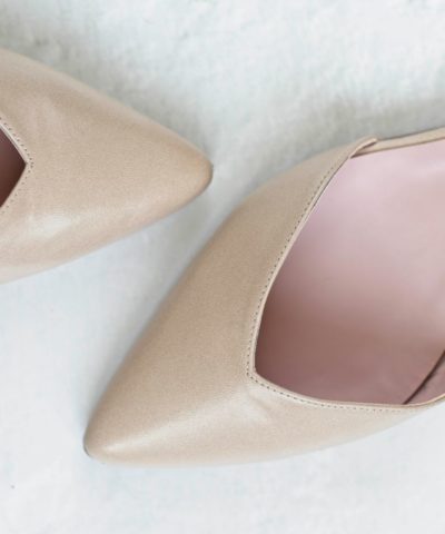 Ballerines V-CUT SLINGBACK EDITH - Nude by Bohemian Chaussures
