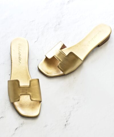 ALICETTE Sandals - Gold from Bohemian Shoes