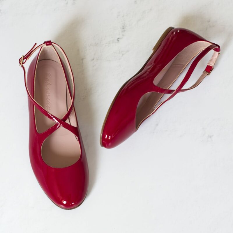 Zapatos de mujer SOPHIE - Charol rojo Bohemian