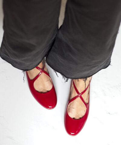 SOPHIE - Red patent leather Bohemian