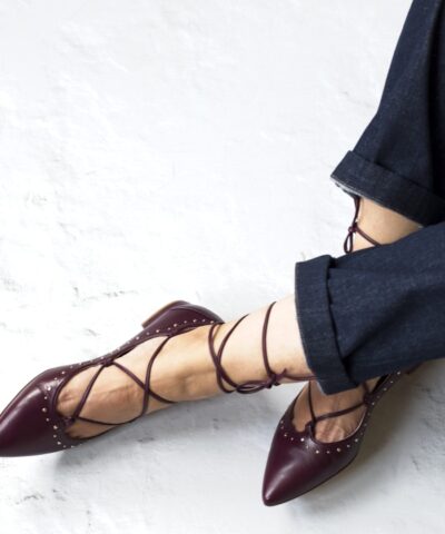 Ballerines ANETTE - Bordeaux by Bohemian Chaussures