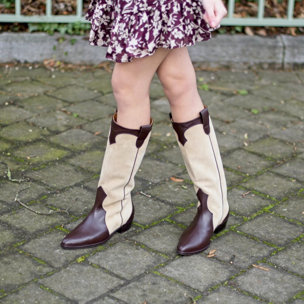 Botas Cowboy LAYTON BOOTS - Marrón / Cappuccino