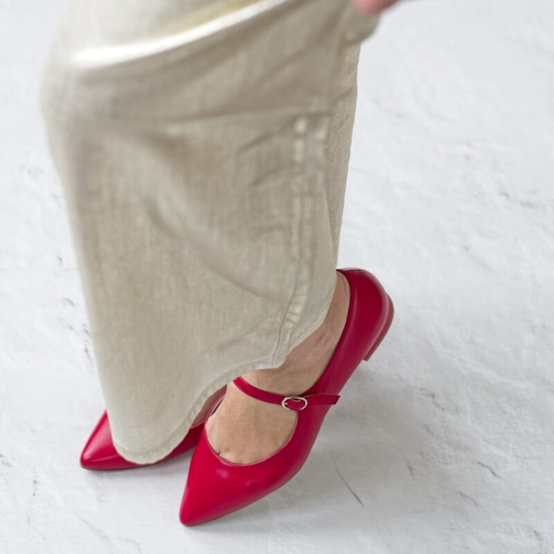 Mary Janes AUDREY - Rojo Bohemian de Bohemian Shoes
