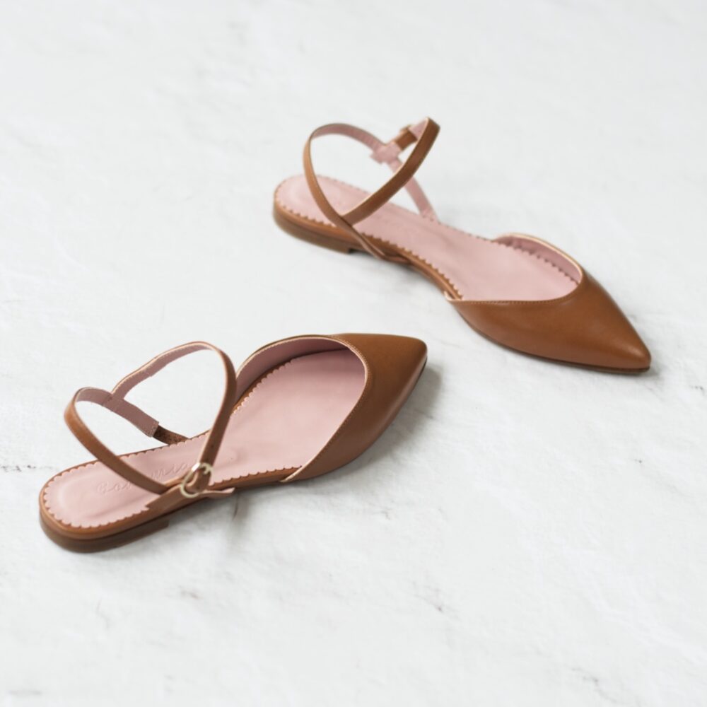 Bailarinas Slingback PAULINE - Cuero de Bohemian Shoes