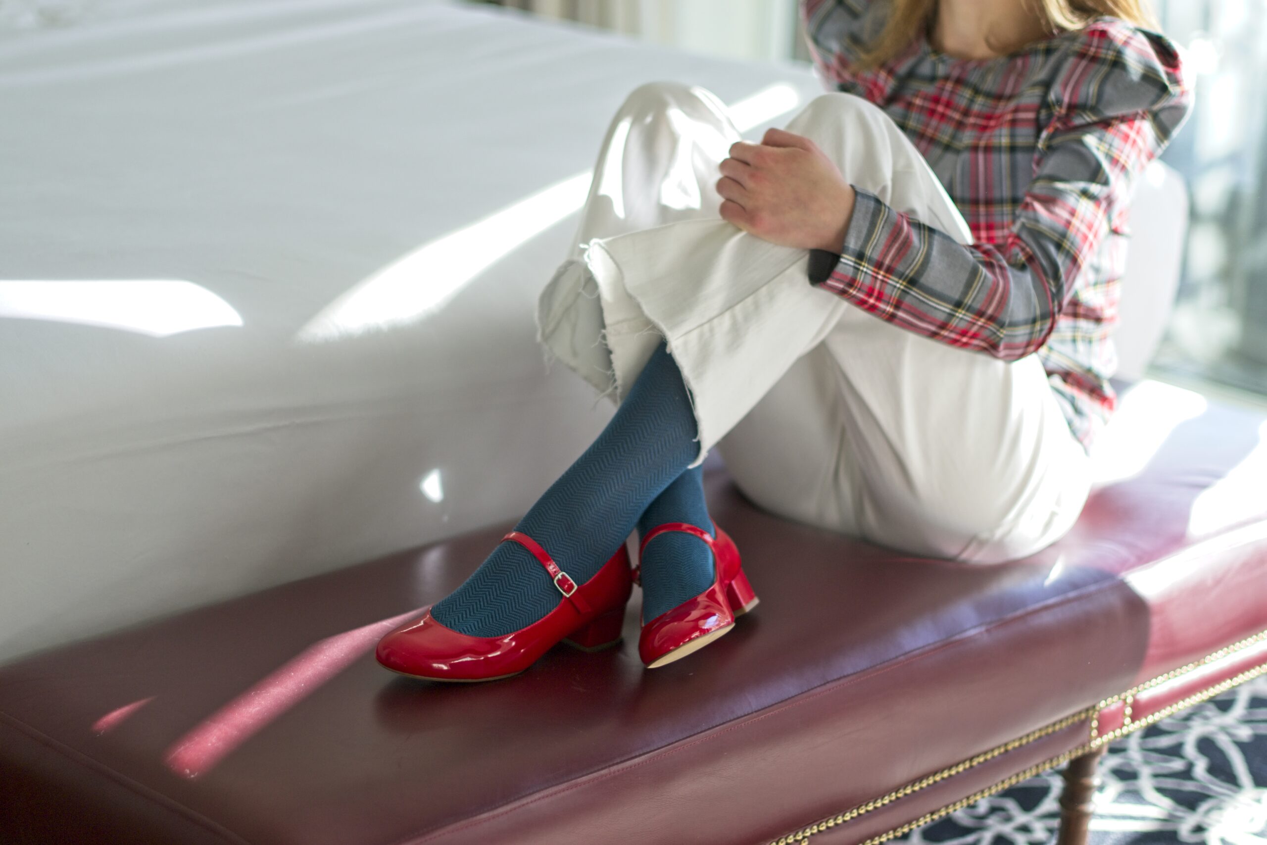 CHLOÉ Mary Jane pumps - Red patent leather Bohemian