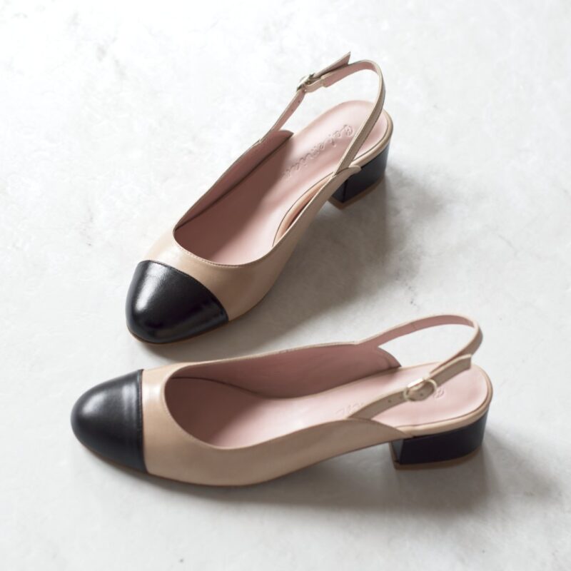 MARGERITTE Ballerinas - Bicolor Nude / Black