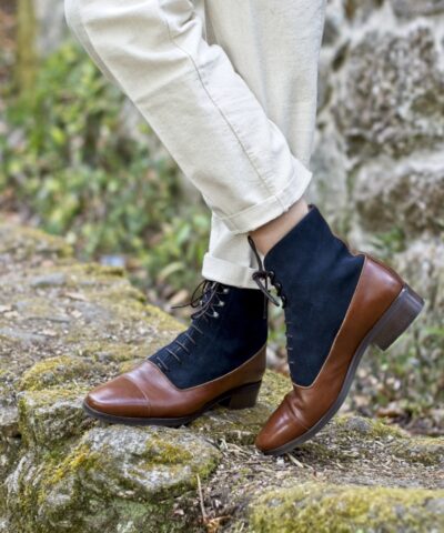 Bottes CAVALRY STANTON - Noisette / Bleu