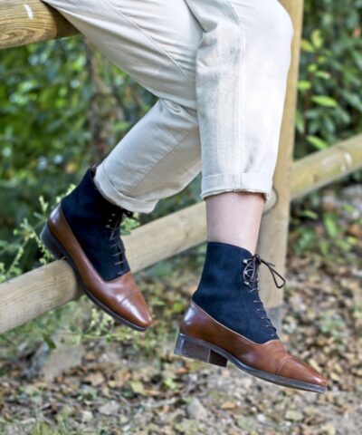 Bottes CAVALRY STANTON - Noisette / Bleu