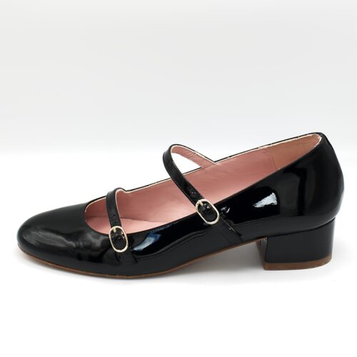 CÉLINE Mary Jane - Black patent leather