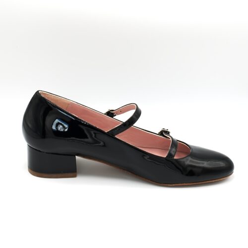 CÉLINE Mary Jane - Black patent leather