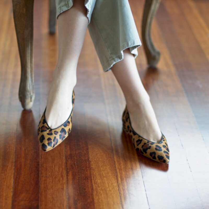 Bailarinas V-CUT COLETTE - Animal print LEOPARDO