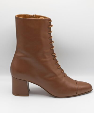 Botines de tacón ELY BOOTS - BROWN