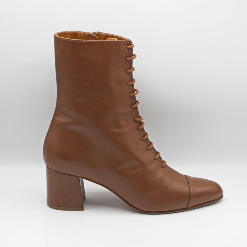 Botines de tacón ELY BOOTS - BROWN