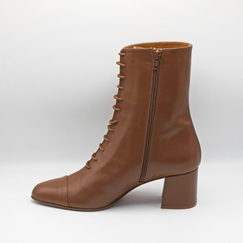 Botines de tacón ELY BOOTS - BROWN