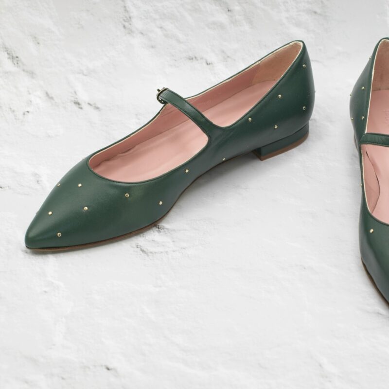 Merceditas con tacluelas SOFIA - British Green de Bohemian Shoes