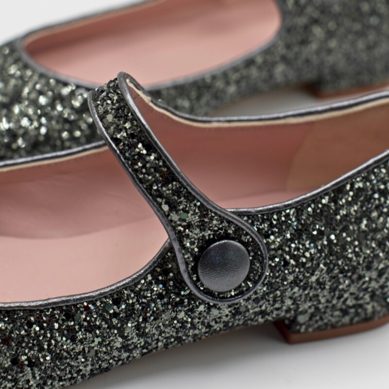 Merceditas AUDREY – Grey glitter