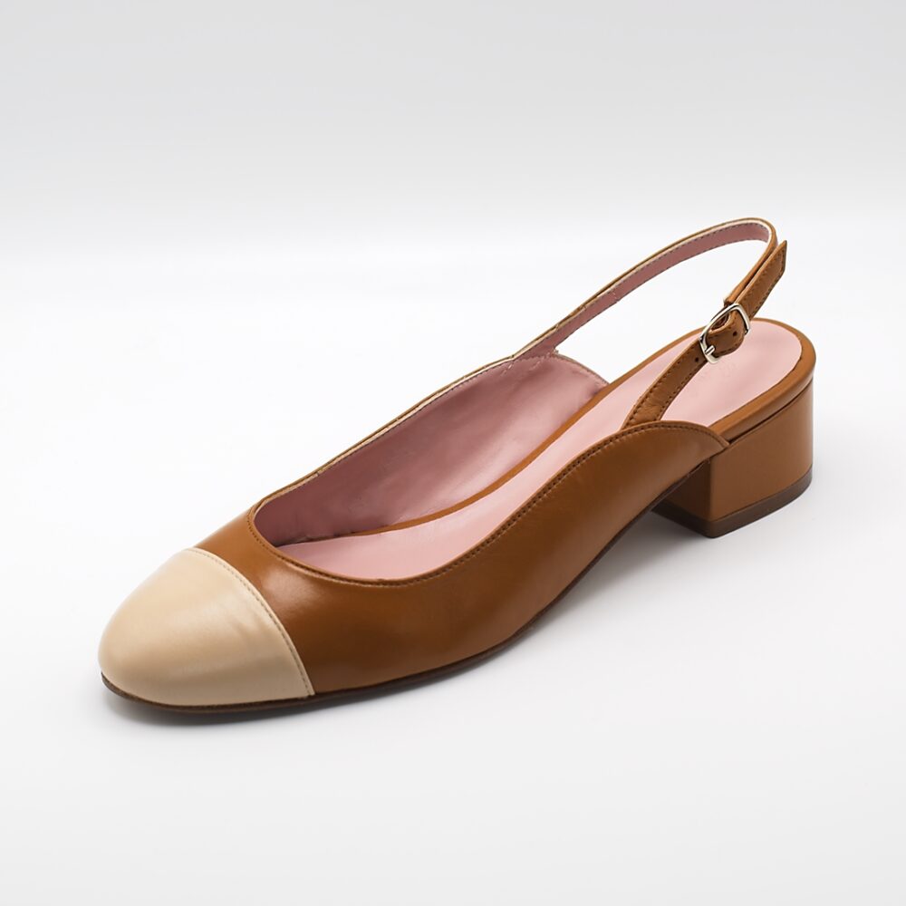 Ballerines MARGERITTE - Cuir / Beige