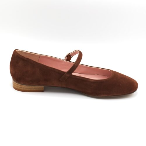 BABETTE Mary Janes - Chocolate suede