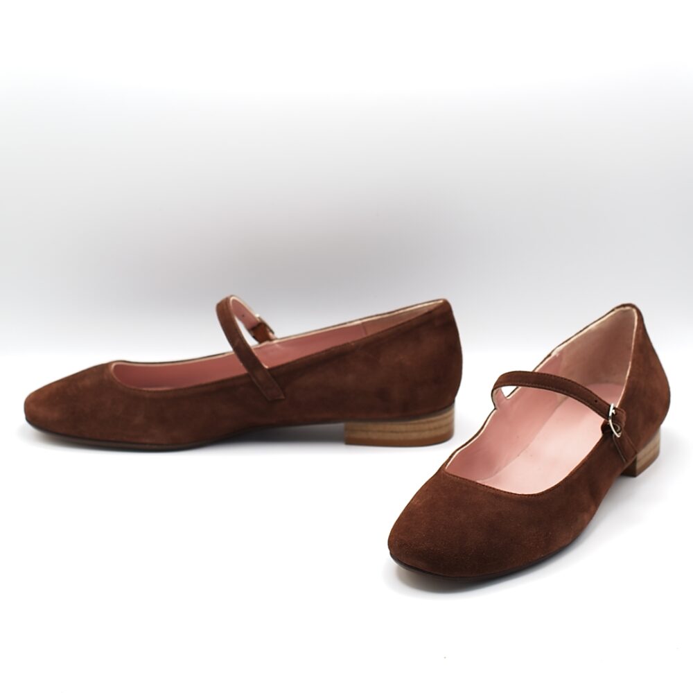 Mary Janes BABETTE - Chocolate Suede